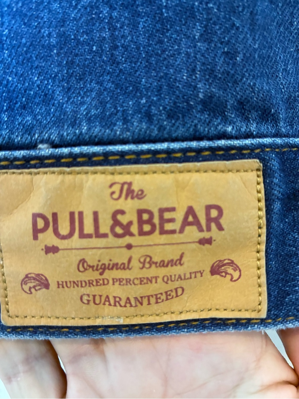 Pull&Bear Blue Denim Trucker Jacket - Picture 4 of 5